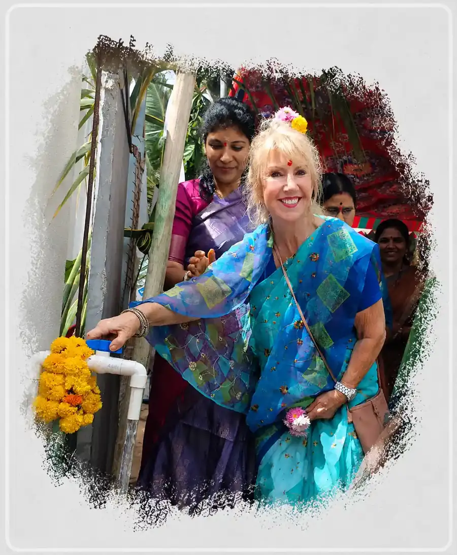 Prakriti Global Foundation community members collaborating in rural village